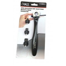4PCS 17H(3/8”DR.) ACT INSERT-SNAP WRENCH & QUICK-RELEASE ADAPTOR SET